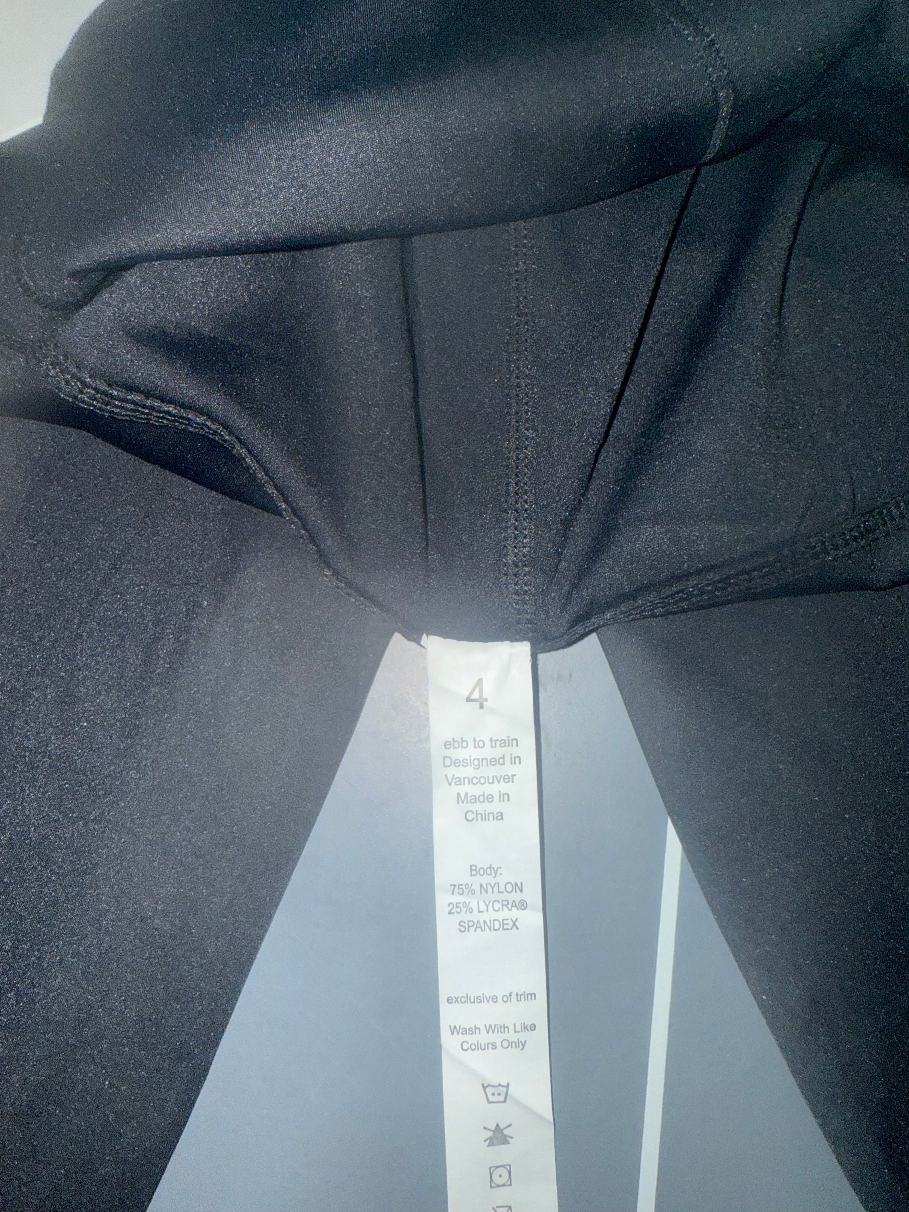 Lululemon Leggings Black, Size 4